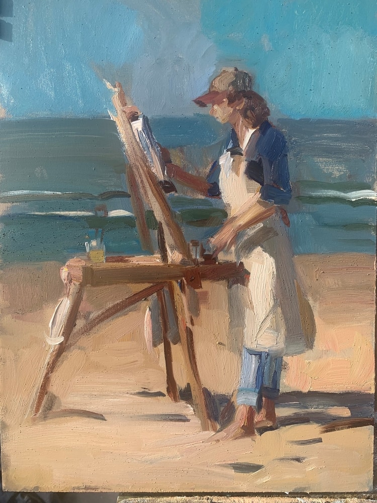schilderij vrouw